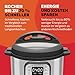 Instant Pot IP-DUO60 programmierbarer 7-in-1,Elektro Schnellkochtopf, 6 L/1000 W 220 V - 7